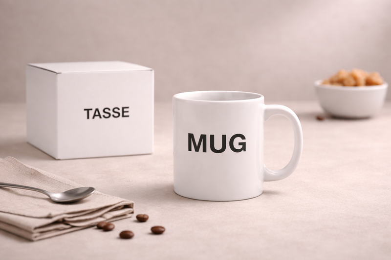La Tasse Avec Juste Le Mot 